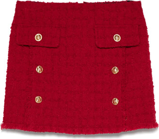 ワンピース VERSACE Women Mid Skirts 10175251A12270 2RB80 red 24668493_54933719_600.jpg
