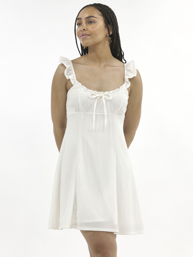 No Boundaries Mini Dress with Flutter Straps, Women’s