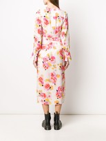 Thumbnail for your product : Essentiel Antwerp Valoumi floral wrap dress