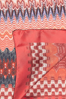 Thumbnail for your product : Missoni Printed silk-twill scarf