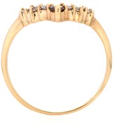 Thumbnail for your product : Anna Sheffield Celestine Tiara 14kt yellow gold ring with diamonds