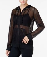 Thumbnail for your product : Jessica Simpson The Warmup Juniors' All-Over Mesh Jacket