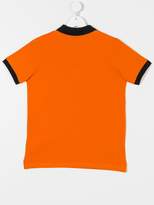 Thumbnail for your product : Moncler Kids Teen contrast collar polo shirt