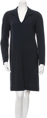 Calvin Klein Collection Long Sleeve Shift Dress