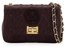 Mario Valentino Valentino By Noelle D Sauvage Studs Quilted Leather Crossbody Bag