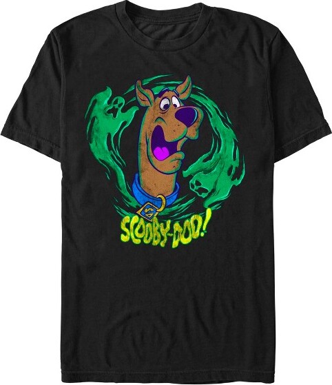 Scooby-Doo Men'sScoobyDooHauntingPhantomT-Shirt-Black-Small
