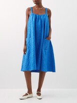 Thumbnail for your product : Merlette New York Akumal Patch-pocket Jacquard Midi Dress