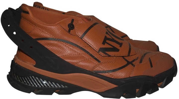 calvin klein orange trainers