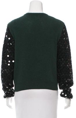 Cédric Charlier Patterned Sequin Sweater