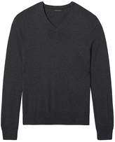 Thumbnail for your product : Banana Republic Slim Silk Cotton Cashmere V-Neck Sweater