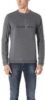 Thumbnail for your product : Calvin Klein Jeans Cotton Waffle Logo Sweater