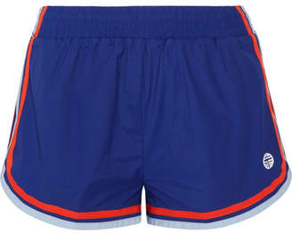 Tory Sport Striped Shell Shorts - Storm blue