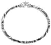 Thumbnail for your product : David Yurman Cable Collectibles Fleur-de-lis Bracelet with Diamonds