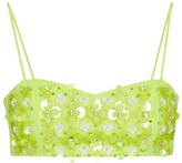Thumbnail for your product : David Koma Sequined stretch-cady bralette