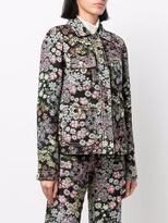 Thumbnail for your product : Giambattista Valli Embroidered-Floral Shirt Jacket