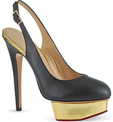 Thumbnail for your product : Charlotte Olympia Dolly slingback heels