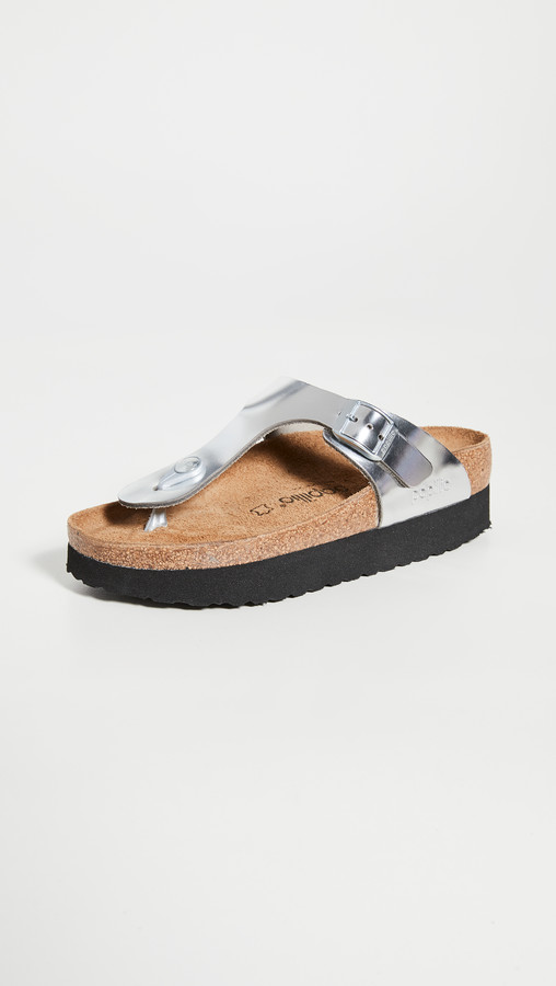 birkenstock gizeh platform exquisite sandals