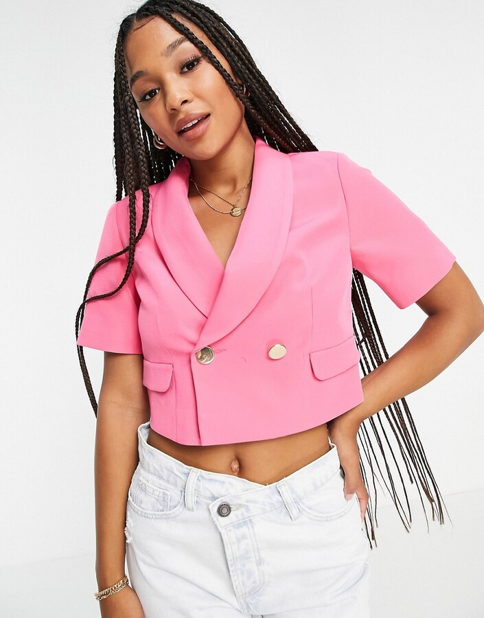 cropped tailored jacket