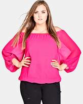 Thumbnail for your product : City Chic Full Sleeve Top
