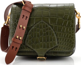 Burberry Bridle Square Satchel Alligator Medium - ShopStyle Shoulder Bags