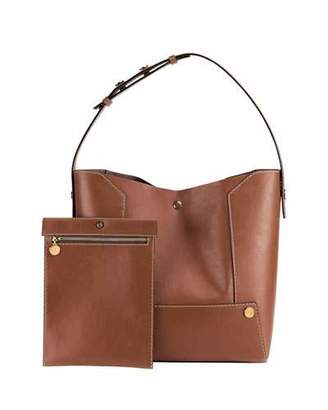 Stella McCartney Faux-Leather Bucket Bag, Brown