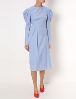 Thumbnail for your product : Awake Blue Stripe Fitted Shirt Dress