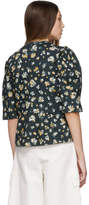 Thumbnail for your product : See by Chloe Green Flower Blouse