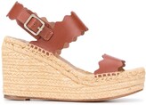 Thumbnail for your product : Chloé Lauren espadrille wedge sandals