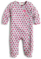 Thumbnail for your product : Bloomie's Girls' Heart-Print Footie, Baby - 100% Exclusive