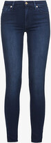 Thumbnail for your product : 7 For All Mankind Women's Blue Slim Illusion High-Rise Jeans, Size: 24
