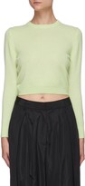 Thumbnail for your product : Tibi Crop Cashmere Sweater