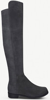 Thumbnail for your product : Stuart Weitzman 50/50 Suede Knee-High Boots, Size: 4.5 UK WOMEN