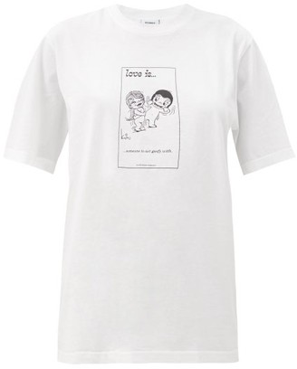 Vetements Love Is... Kids Again Cotton-jersey T-shirt - White - ShopStyle  Girls' Tees