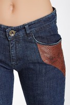 Thumbnail for your product : Plein Sud Jeans Python Detail Jean