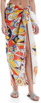 Thumbnail for your product : Tory Burch Printed Cotton-Silk Sarong