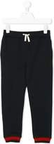 Thumbnail for your product : Gucci Kids ribbed trim track pants