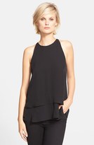 Thumbnail for your product : Theory 'Falice' Silk Georgette Layered Tank
