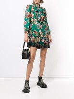Thumbnail for your product : Alice + Olivia Floral Print Mini Dress