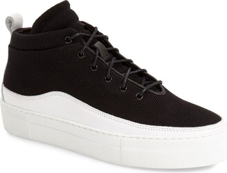 hybrid green label revolution high top sneaker