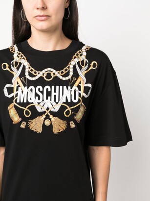 moschino oversized t shirt dress