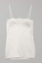 Thumbnail for your product : CAMI NYC The Sweetheart Lace-trimmed Silk-charmeuse Camisole