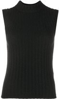 Thumbnail for your product : Vince Sleeveless Chunky-Knit Cashmere Jumper