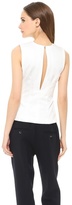 Thumbnail for your product : L'Agence Triangle Cutout Top