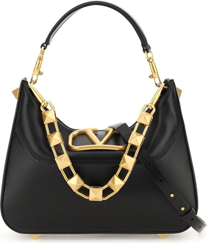 Stud sign hobo bag in nappa Clearance