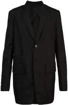 Thumbnail for your product : Rick Owens crinkled casual blazer