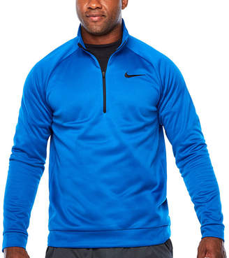 Nike Big and Tall Mens Round Neck Long Sleeve Quarter-Zip Pullover
