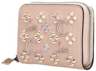 Christian Louboutin Pink Leather Panettone Coin Wallet