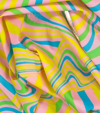 Acne Studios Printed cotton and silk scarf