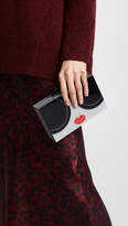 Thumbnail for your product : Alice + Olivia Glitter Stacey Face Lucite Clutch