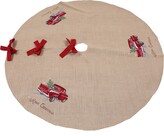 Thumbnail for your product : Manor Luxe Merry Christmas Truck Embroidered Tree Skirt 56" Round